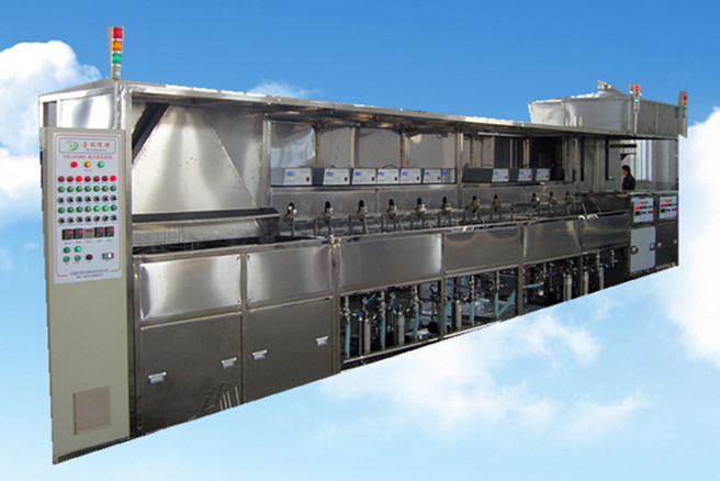 18槽手動光學(xué)超聲波清洗機正面