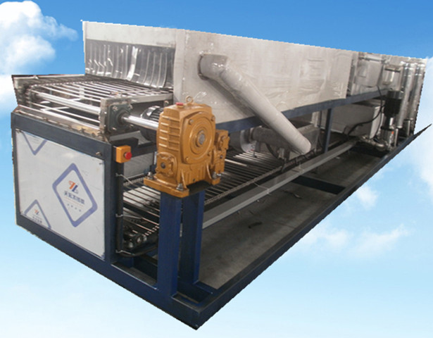 壓鑄鋁制品通過(guò)式超聲波清洗機(jī)烘干段